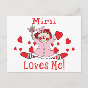 Carte Postale Mimi Love's me Rag Doll