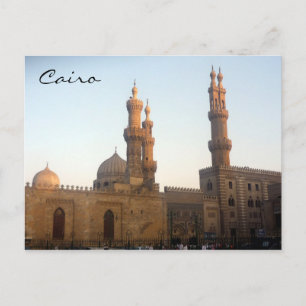 Carte Postale minarets de la mosquée du caire