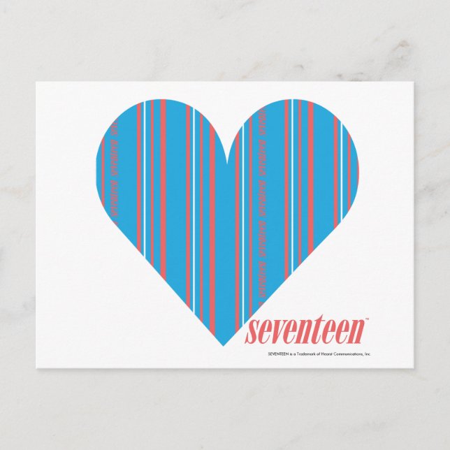 Carte Postale Minces bandes Aqua 3 (Devant)