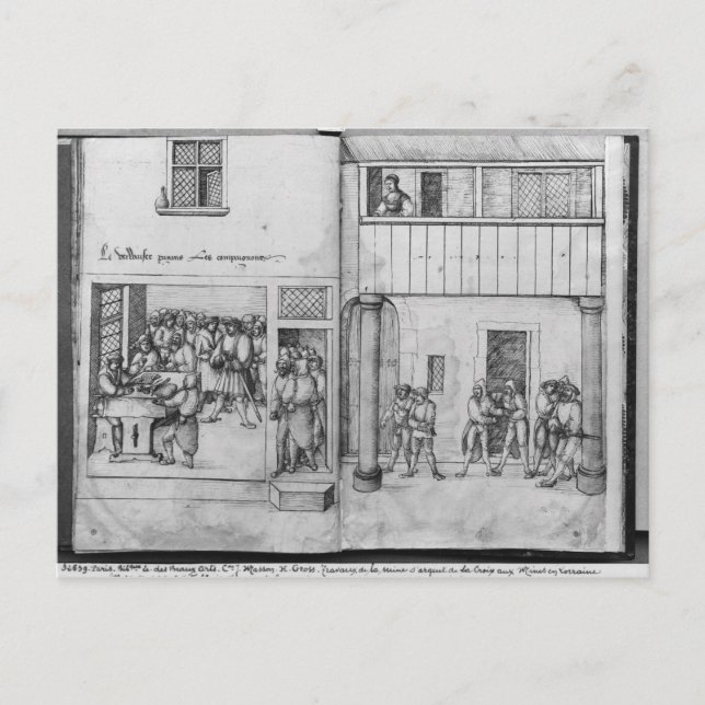 Carte Postale Mine d'argent de La Croix-aux-Mines, Lorraine (Devant)