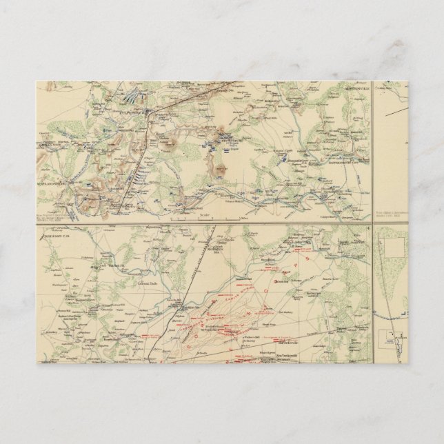 Carte Postale Mine Run, Va (Devant)