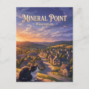 Carte Postale Mineral Point, Wisconsin États-Unis