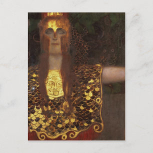 Carte Postale Minerva ou Pallas Athena