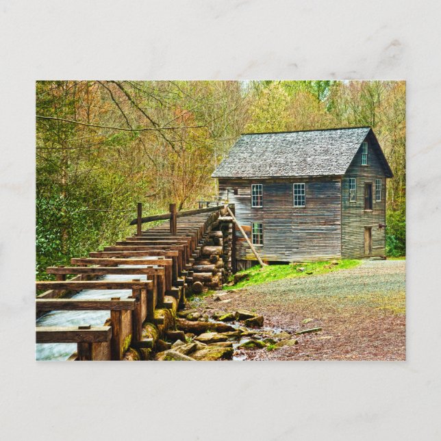 Carte Postale Mingus Mill, Great Smoky Mountains (Devant)