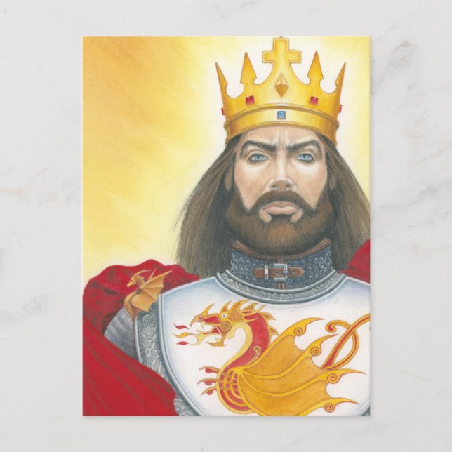 Carte Postale Mini-impression King Arthur (Devant)