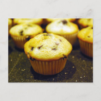 Carte Postale mini muffins bleuets