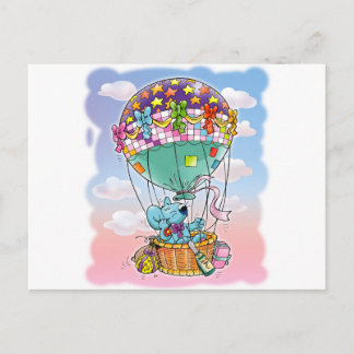 Carte Postale Mini souris et gros ballon