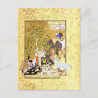 Miniature persane : Yusuf tend ses troupeaux