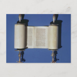 Carte Postale Miniature Torah Scroll, 1765
