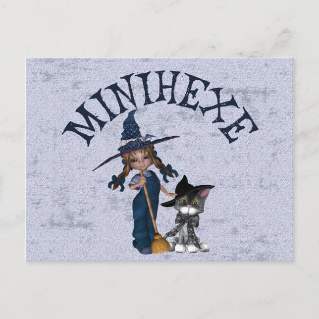 Carte Postale Minihexe (Devant)