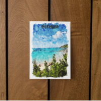 Minimal Bermudes Caribbean Island Vibe tropicale