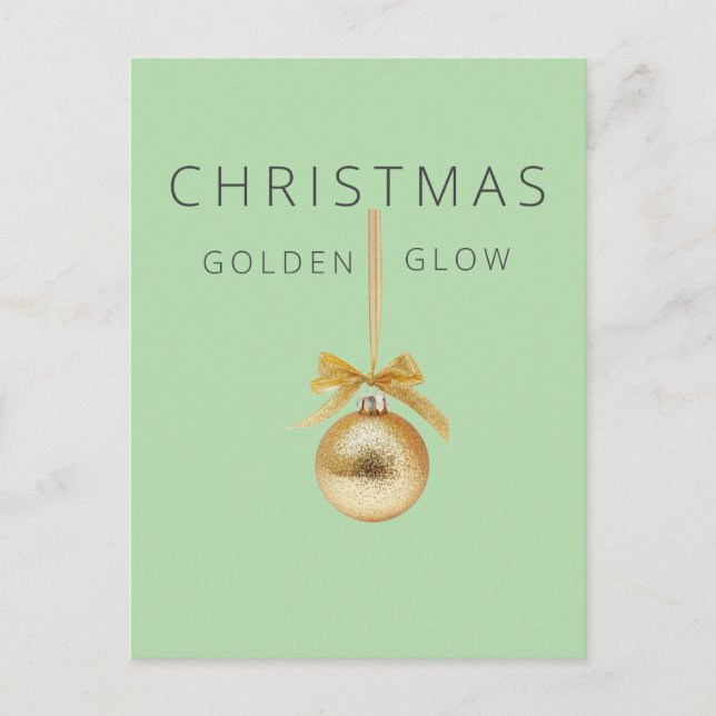 Carte Postale Minimal Christmas Postcard | Line Art Tree | Kalir (Devant)