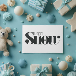 Carte Postale Minimal Moderne Joyeux Noël