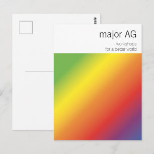 Carte Postale Minimaliste professionnel 