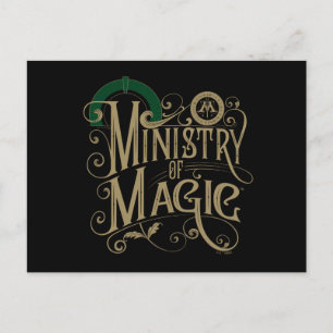 Carte Postale MINISTÈRE vintage DE MAGIC™ Graphic