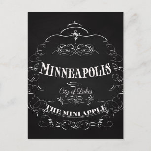 Carte Postale Minneapolis Minnesota - Ville des Lacs