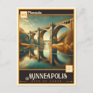 Carte Postale Minneapolis, Minnesota   VINTAGE