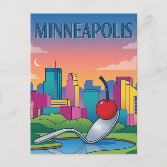 Carte Postale Minneapolis Sculpture Garden (Devant)