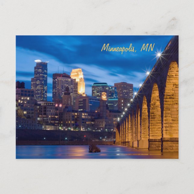 Carte postale Minneapolis Stone Arch Bridge (Devant)