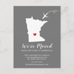 Carte postale MINNESOTA Faire-part mobile