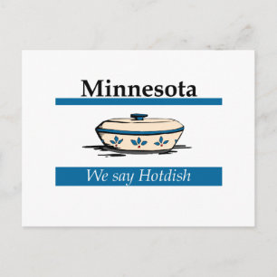 Carte Postale Minnesota : On Dit Hotdish