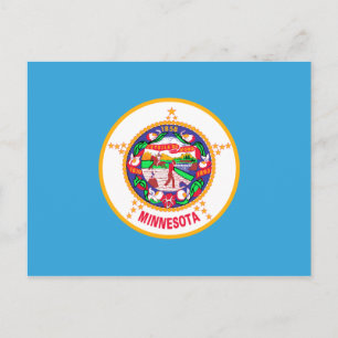 Carte Postale Minnesota State Flag Postcard