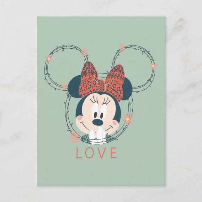 Carte Postale Minnie | Amour (Devant)