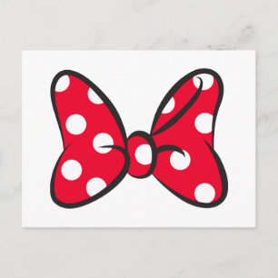 Carte Postale Minnie branchée Pot rouge