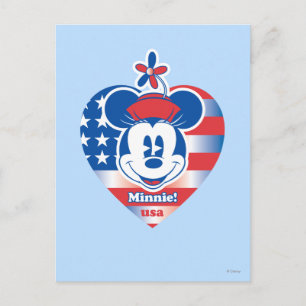 Carte Postale Minnie classique   Patriotique