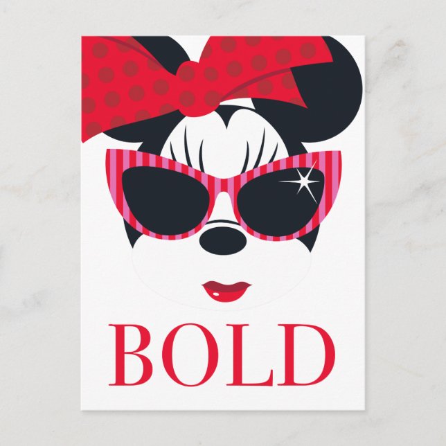 Carte Postale Minnie | Hollywood - Bold (Devant)