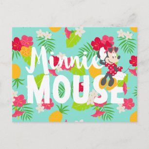Carte Postale Minnie La Pose Tropicale de Minnie