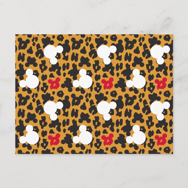 Carte Postale Minnie | Motif Leopard (Devant)
