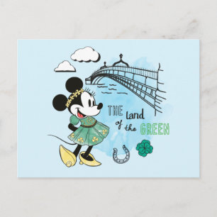 Carte Postale Minnie Mouse   Saint Patrick's Day - Pays du Gre