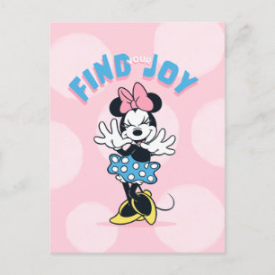 Carte Postale Minnie Mouse Trouvez Votre Joie