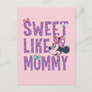Carte Postale Minnie Sweet Like Maman