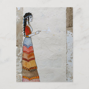 Carte postale Minoan Lady Greek Art