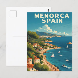 Carte Postale Minorque Espagne