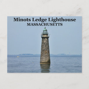 Carte Postale Minots Ledge Lighthouse, Massachusetts