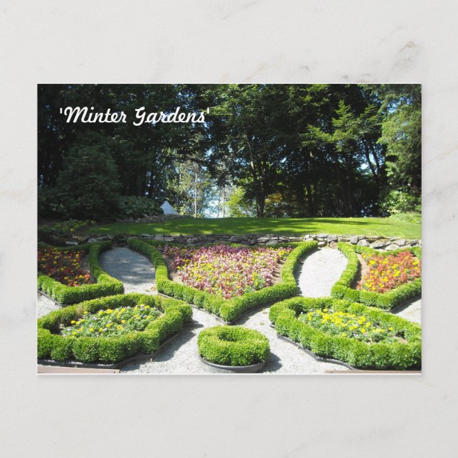 Carte Postale Minter Gardens - La Couronne (Devant)