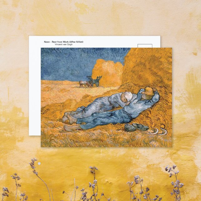 Carte Postale Mion Repos de Work Vincent van Gogh (Créateur téléchargé)