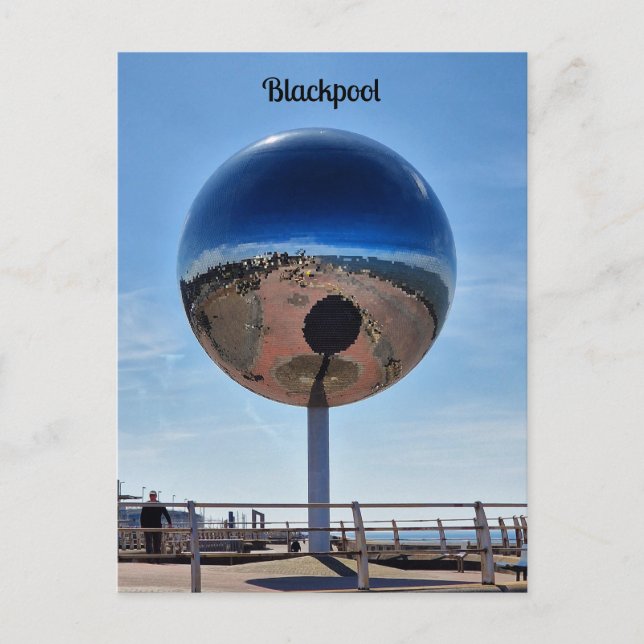 Carte Postale Miroir de Blackpool (Devant)