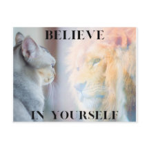 Miroir Kitten & Lion Croyez en vous-même