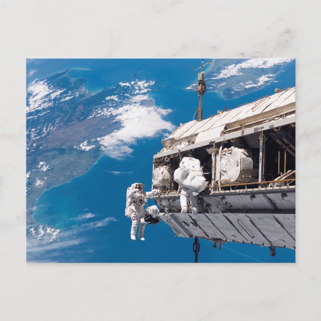 Carte Postale Mise à niveau de la Station spatiale international (Devant)