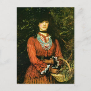 Carte Postale Miss Eveleen Tennant par John Everett Millais