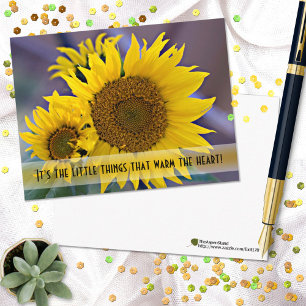 Carte Postale Miss Tournesol Gros plan