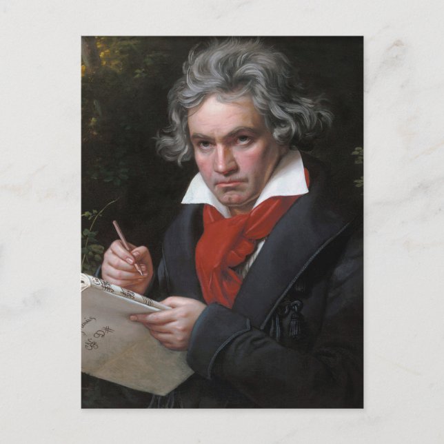 Carte Postale Missa Solemnis : Ludwig Beethoven Musique Classiqu (Devant)