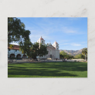 Carte Postale Mission de Santa Barbara, la Californie