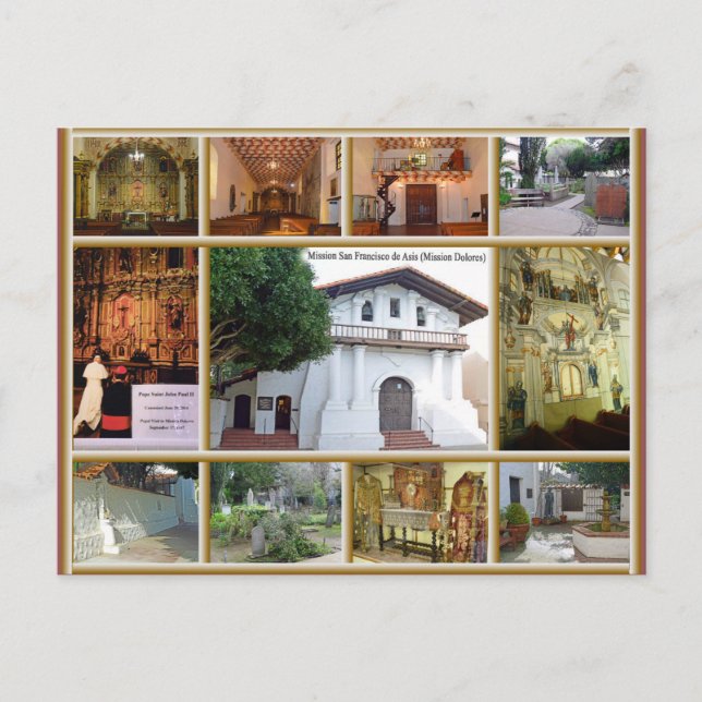 Carte Postale Mission Dolores (Devant)