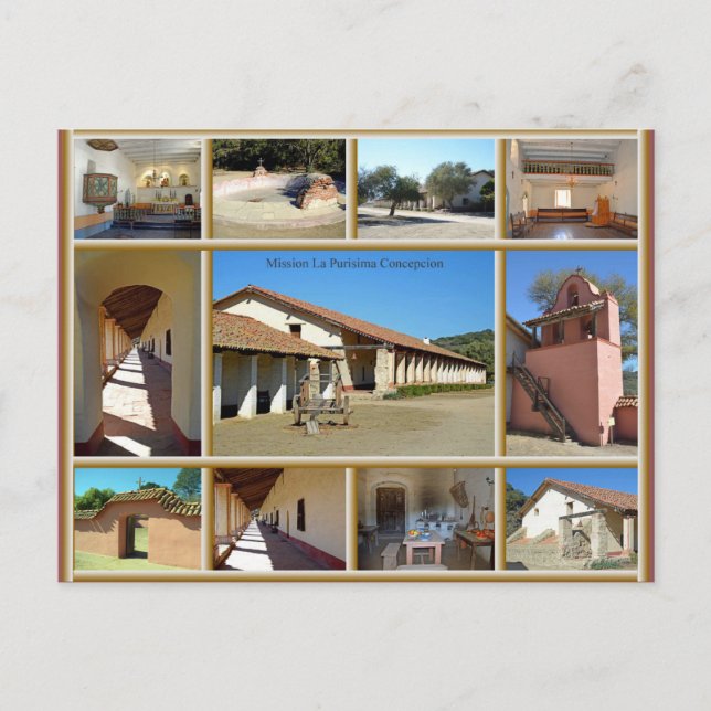 Carte Postale Mission La Purisima Concepcion (Devant)