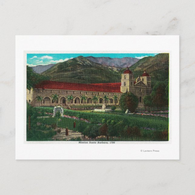Carte Postale Mission Père Noël Barbara (Devant)